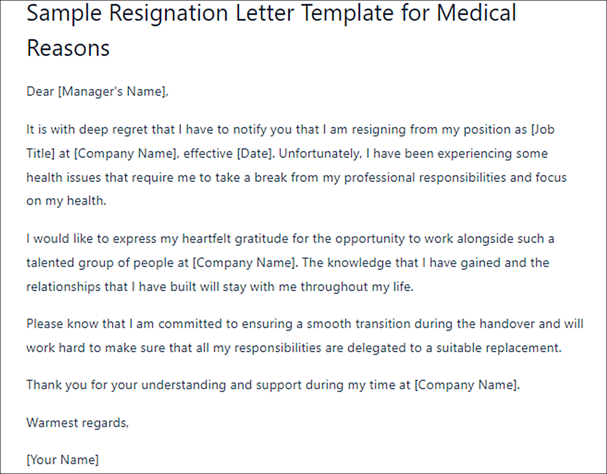 Resignation Letter Template Casual 01