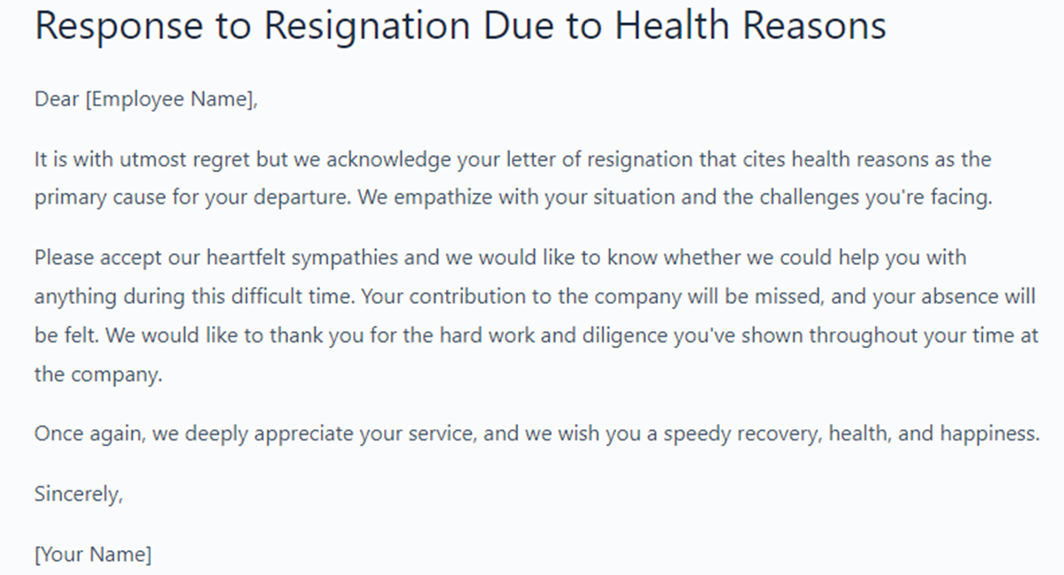 10 Professional Ways to Craft Your Reply to Resignation Letter Template