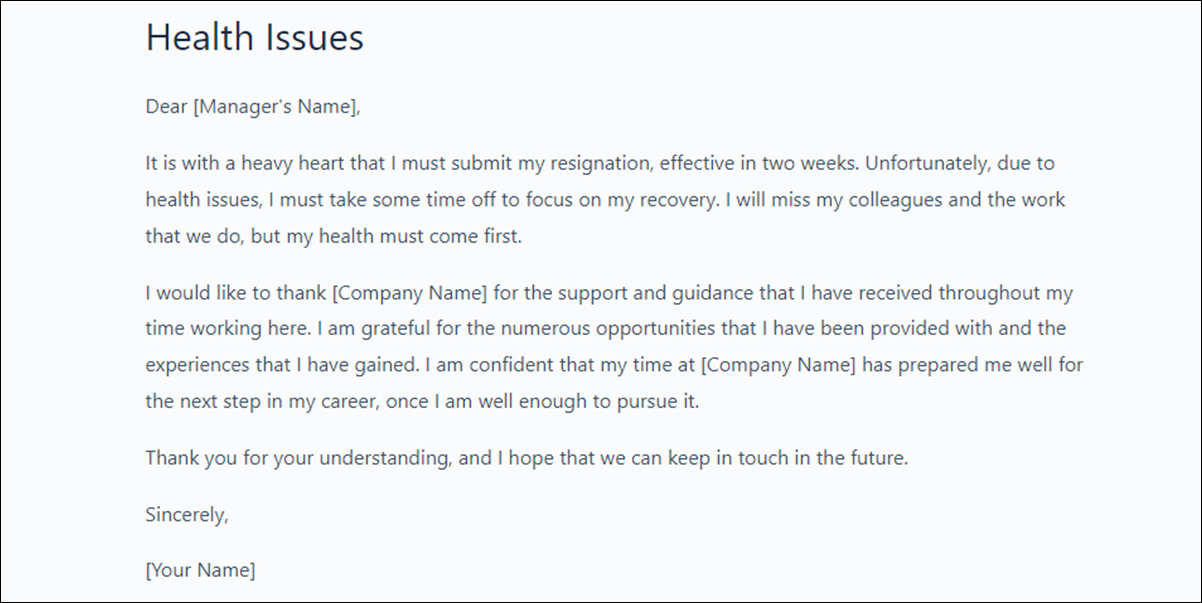 Get Ready to Resign: Download Our Free 2 Week Notice Resignation Letter Template 2