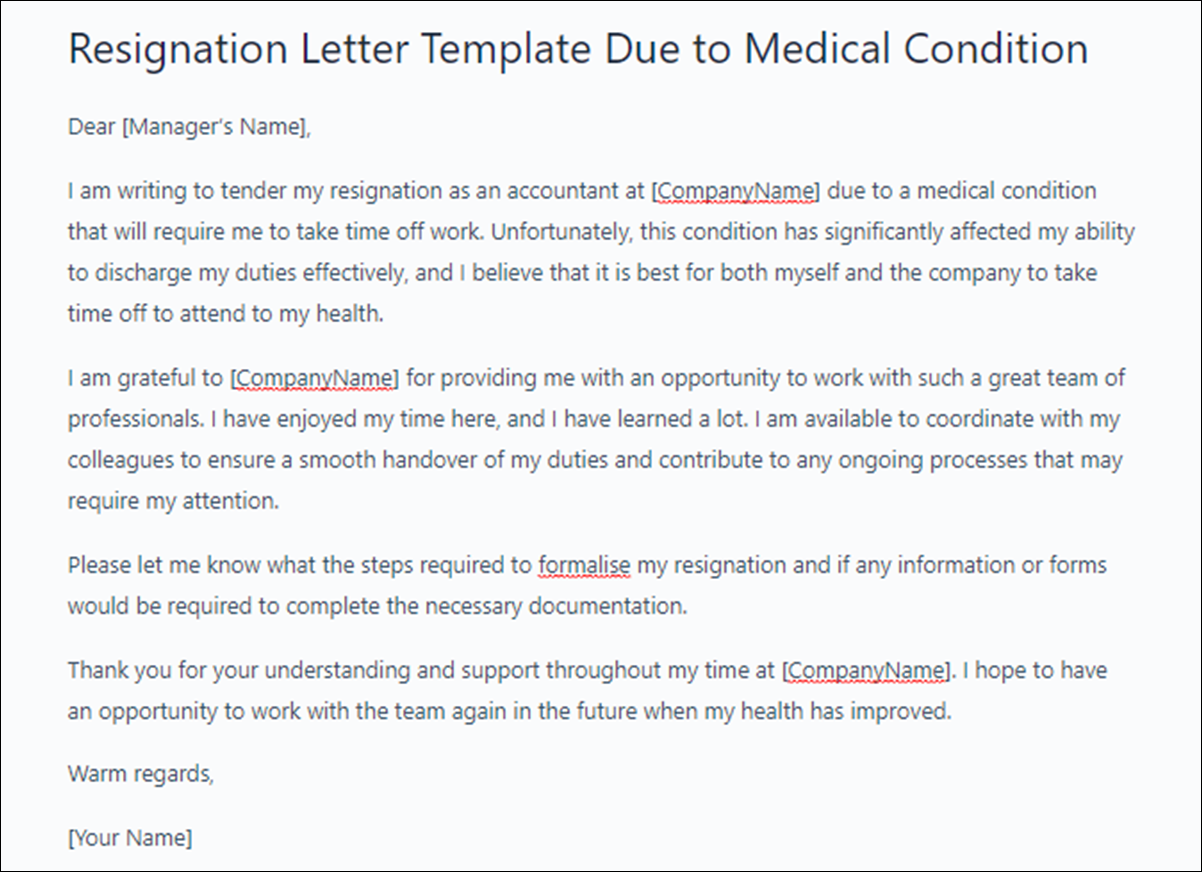 Accountant Resignation Letter Template Tips and Examples to Resign Gracefully